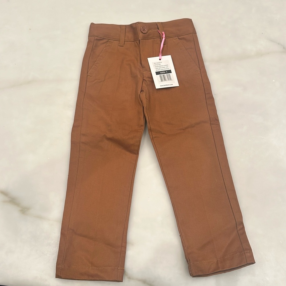 Isaac Mizrahi Caramel Chino Pants